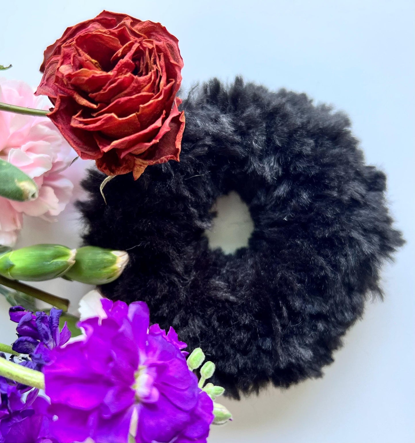 Scrunchies, Faux Fur Scrunchies, Cute Scrunchies, Faux Fluffy soft hair ties, Gift for her, Hair Accessories