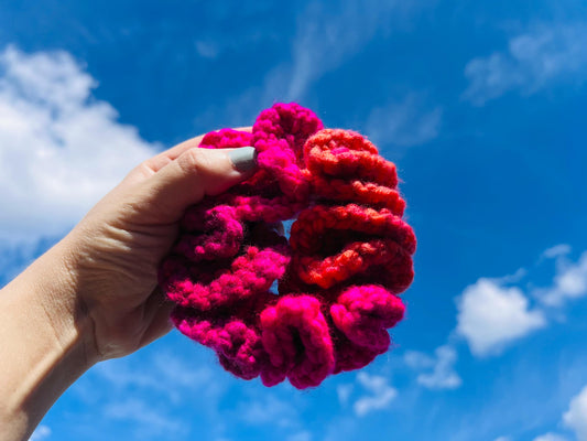 Crochet scrunchie, ballerina hair accessories, hair accessories, dancers hair accessories, back to school supplies.