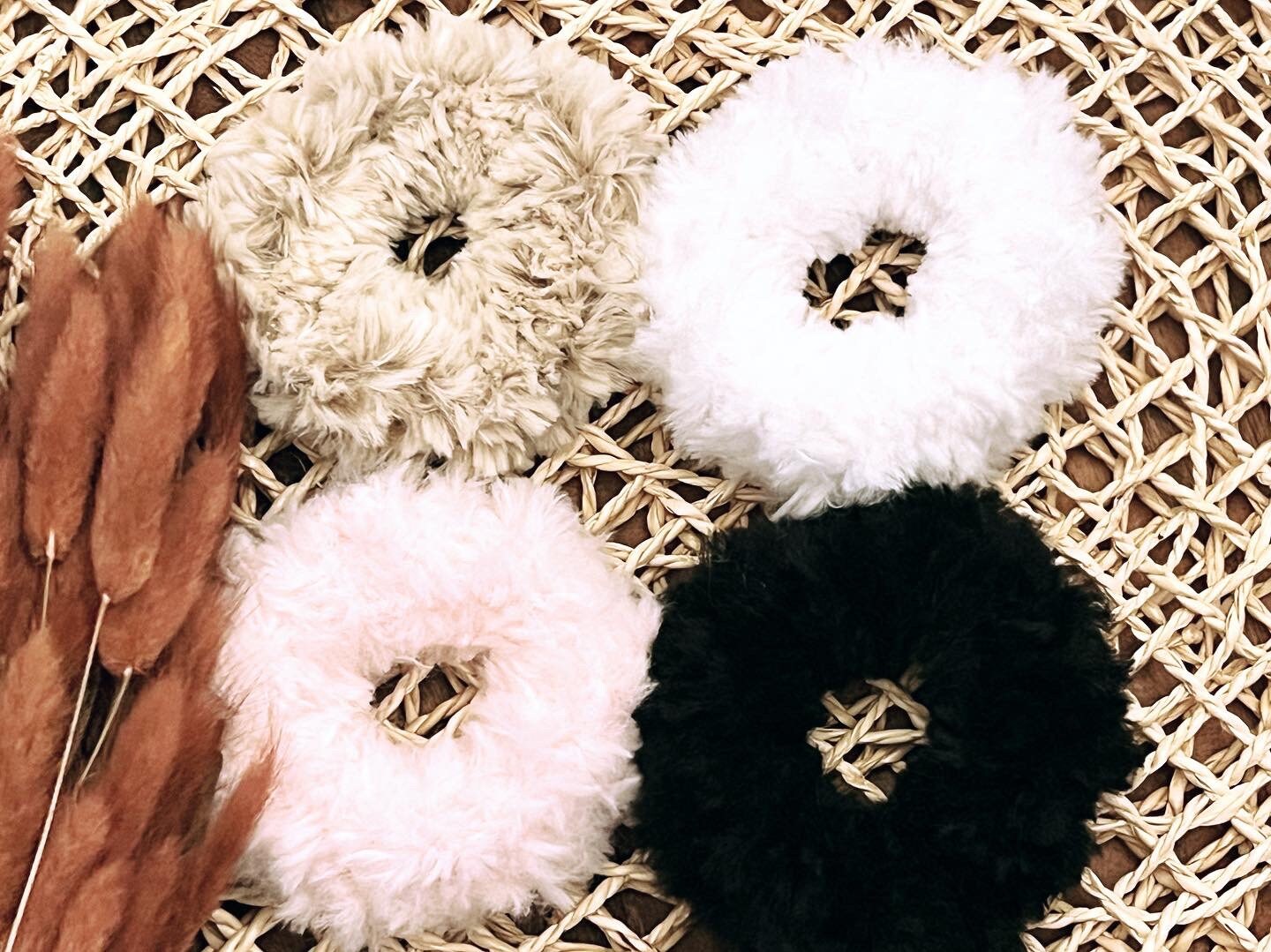 Scrunchies, Faux Fur Scrunchies, Cute Scrunchies, Faux Fluffy soft hair ties, Gift for her, Hair Accessories