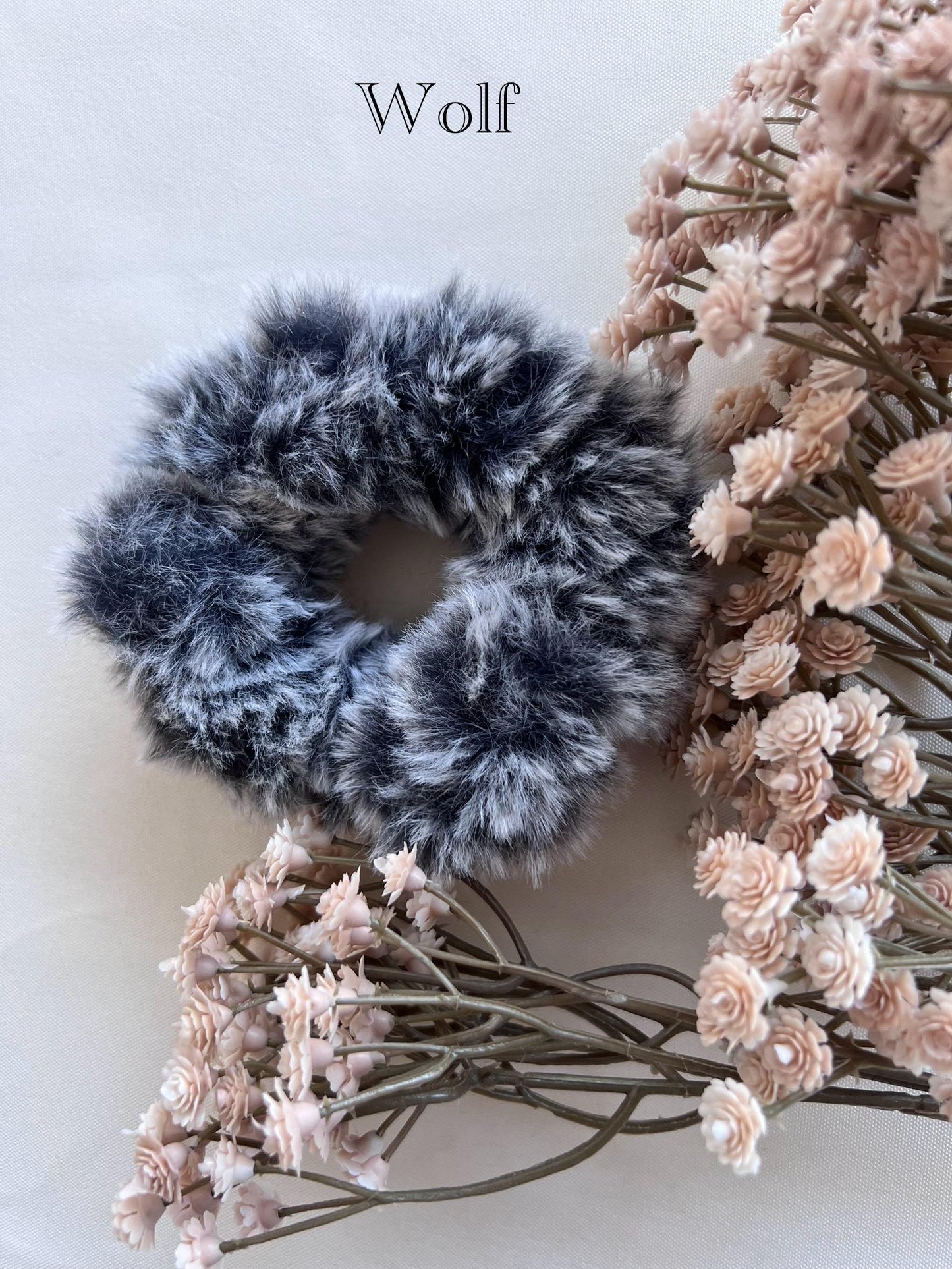Scrunchies, Winter Faux Fur Scrunchies, Cute Scrunchies, Faux Fluffy soft hair ties, Gift for her, Hair Accessories