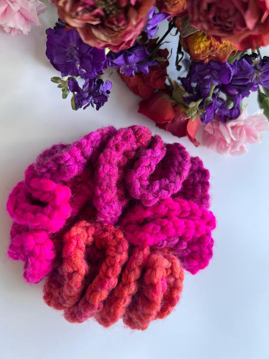 Crochet scrunchie, ballerina hair accessories, hair accessories, dancers hair accessories, back to school supplies.